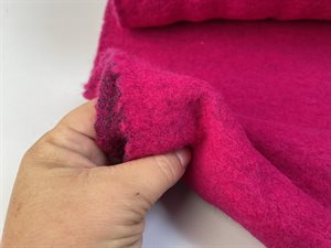 Uldfilt - vasket uld i pink 